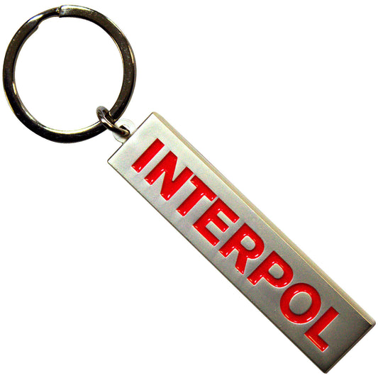Een foto van een Interpol Sleutelhanger