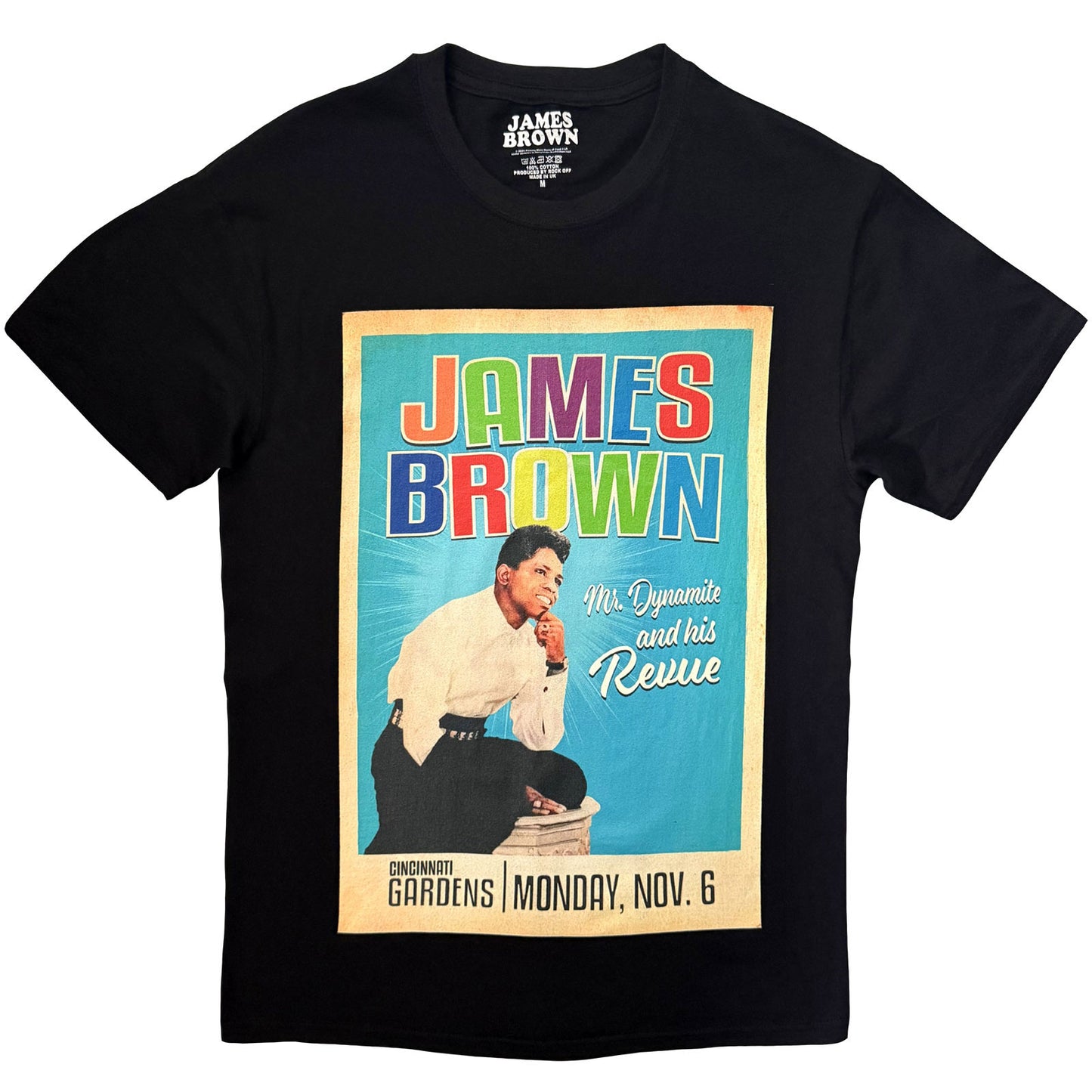 Een foto van een James Brown T-Shirt