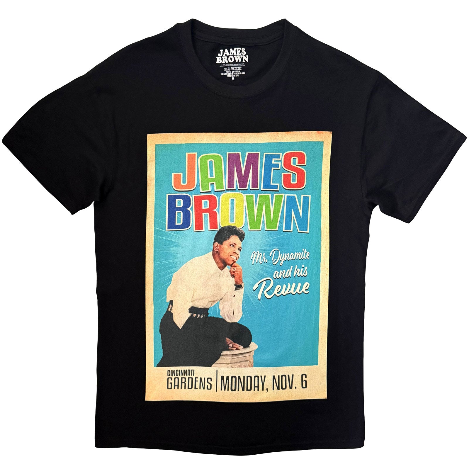 Een foto van een James Brown T-Shirt