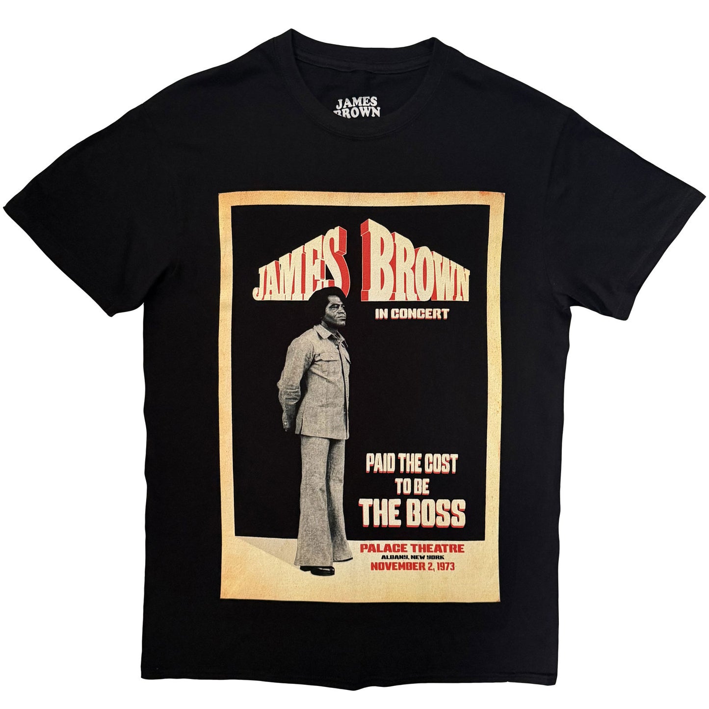 Een foto van een James Brown T-Shirt
