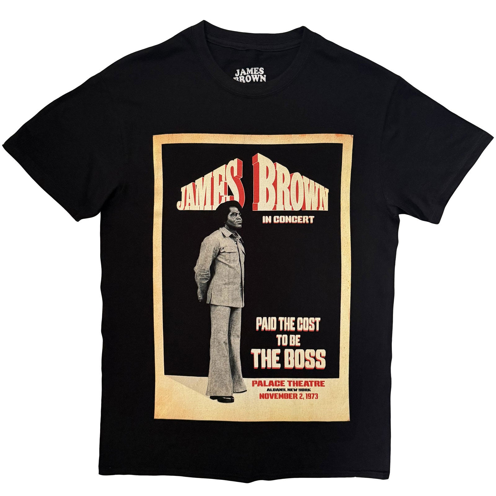 Een foto van een James Brown T-Shirt