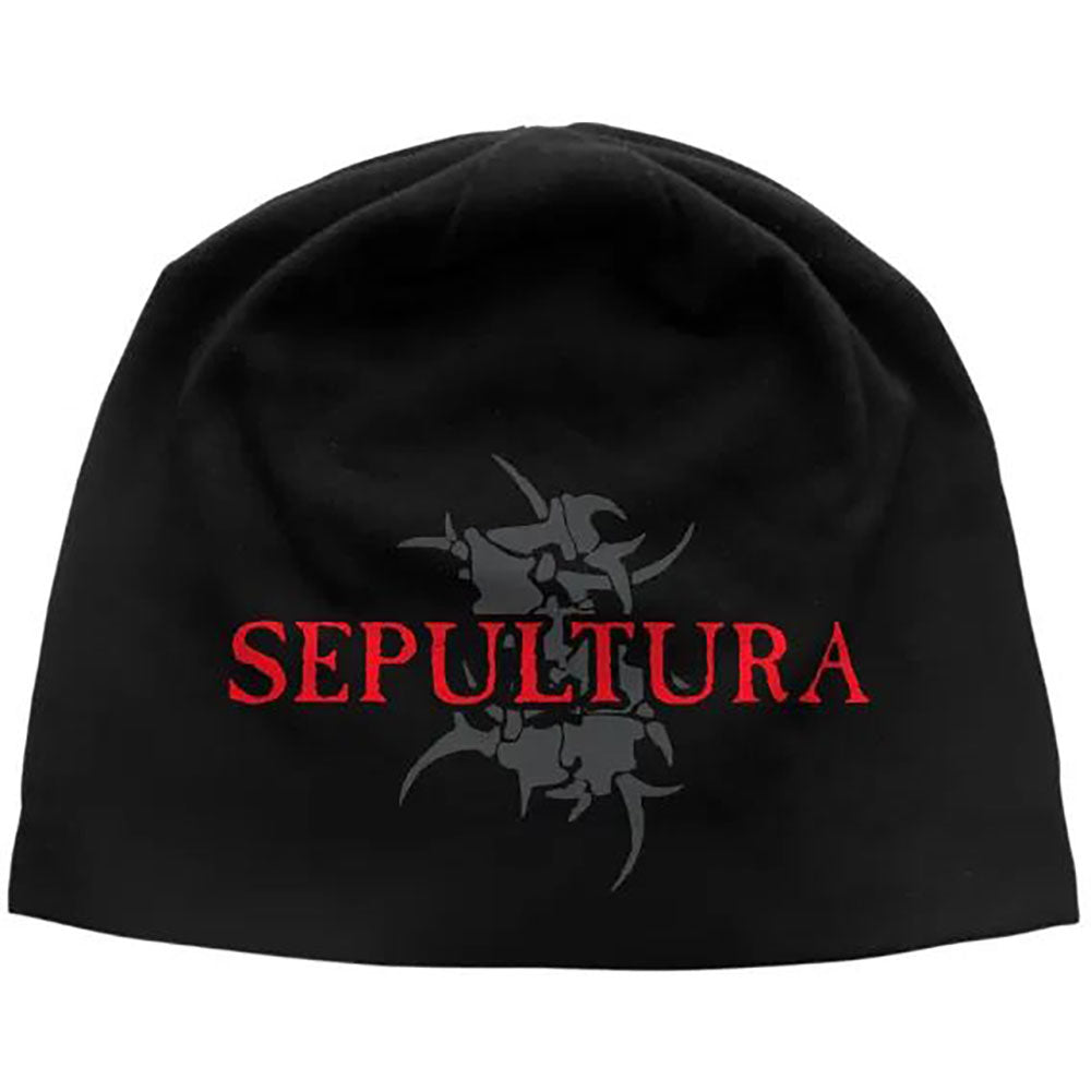 Een foto van een Sepultura Hoofddeksel
