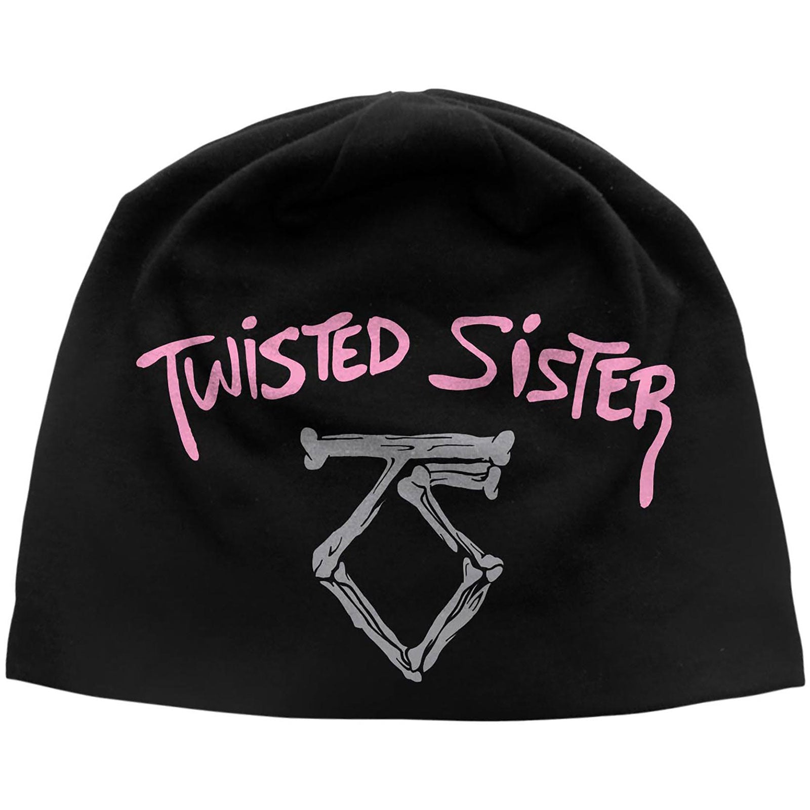 Een foto van een Twisted Sister Hoofddeksel