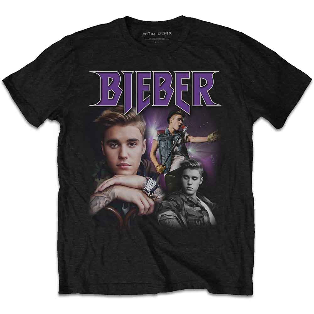 Een foto van een Justin Bieber T-Shirt