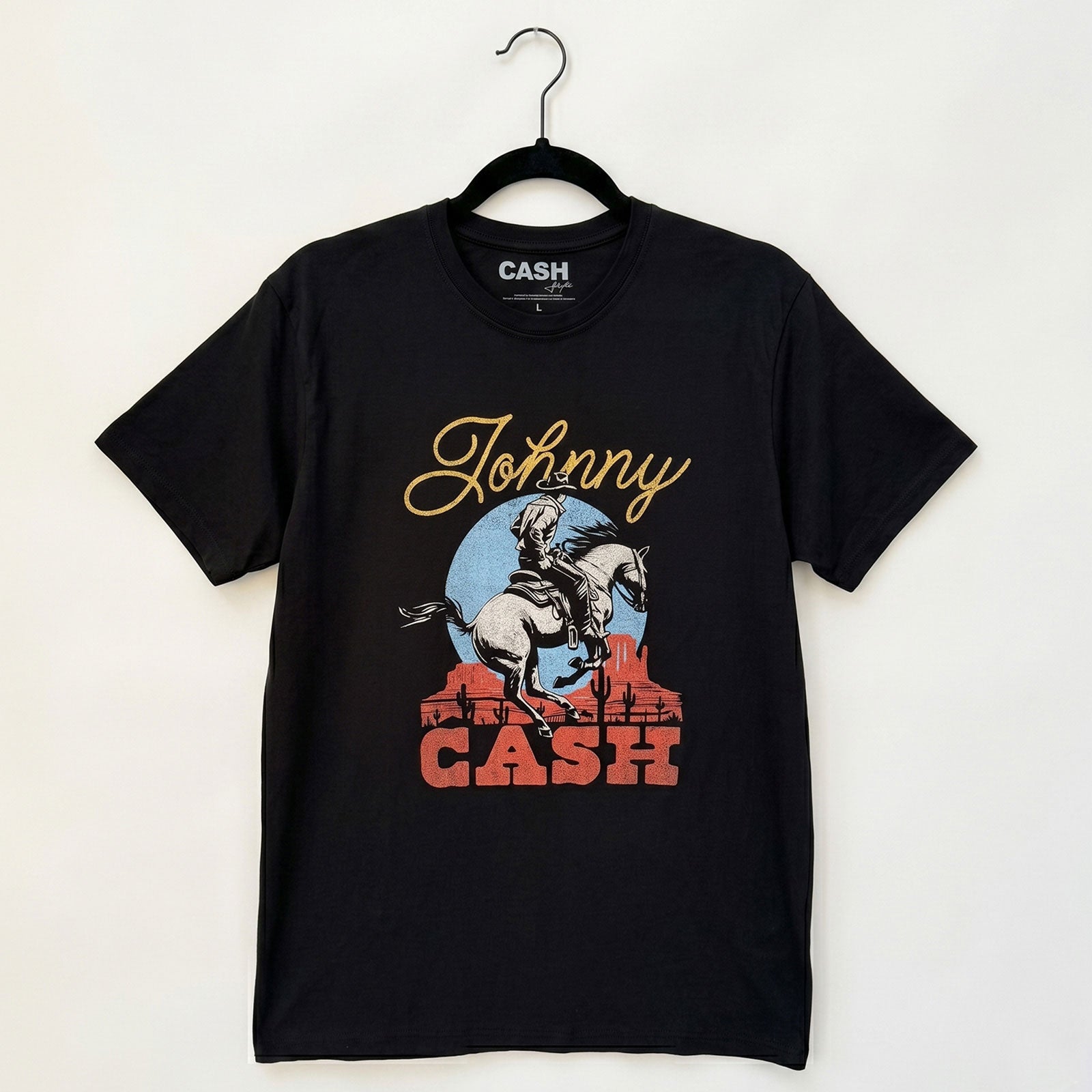 Een foto van een Johnny Cash T-Shirt