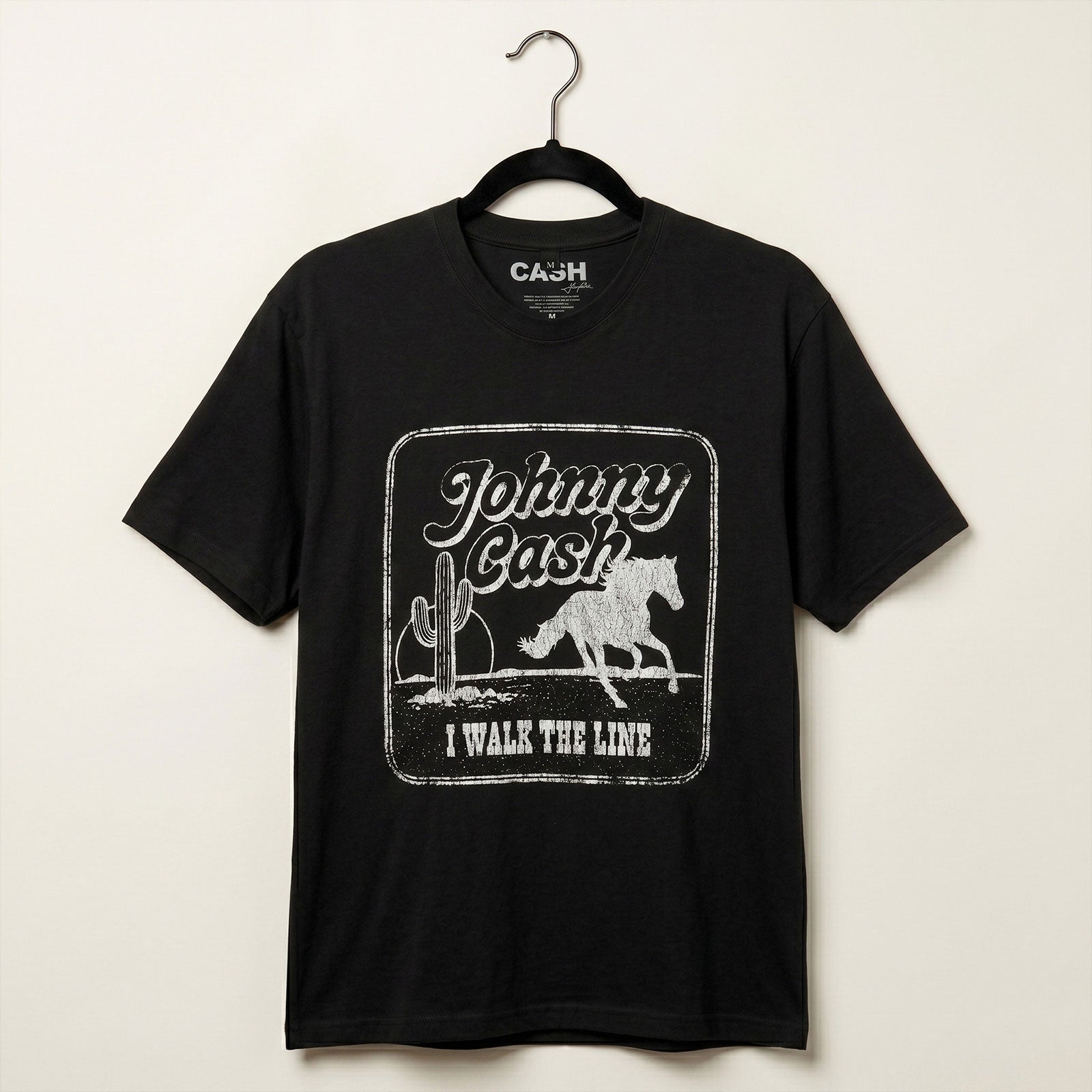 Een foto van een Johnny Cash T-Shirt