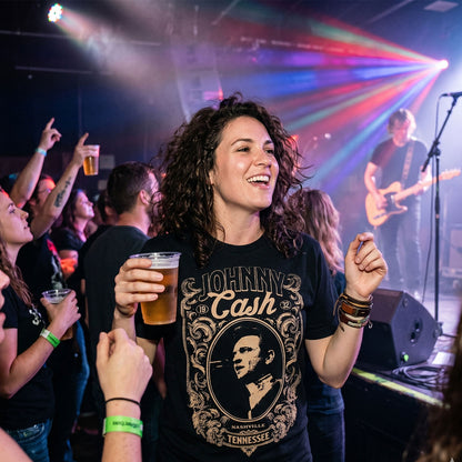 Een foto van een Johnny Cash T-Shirt
