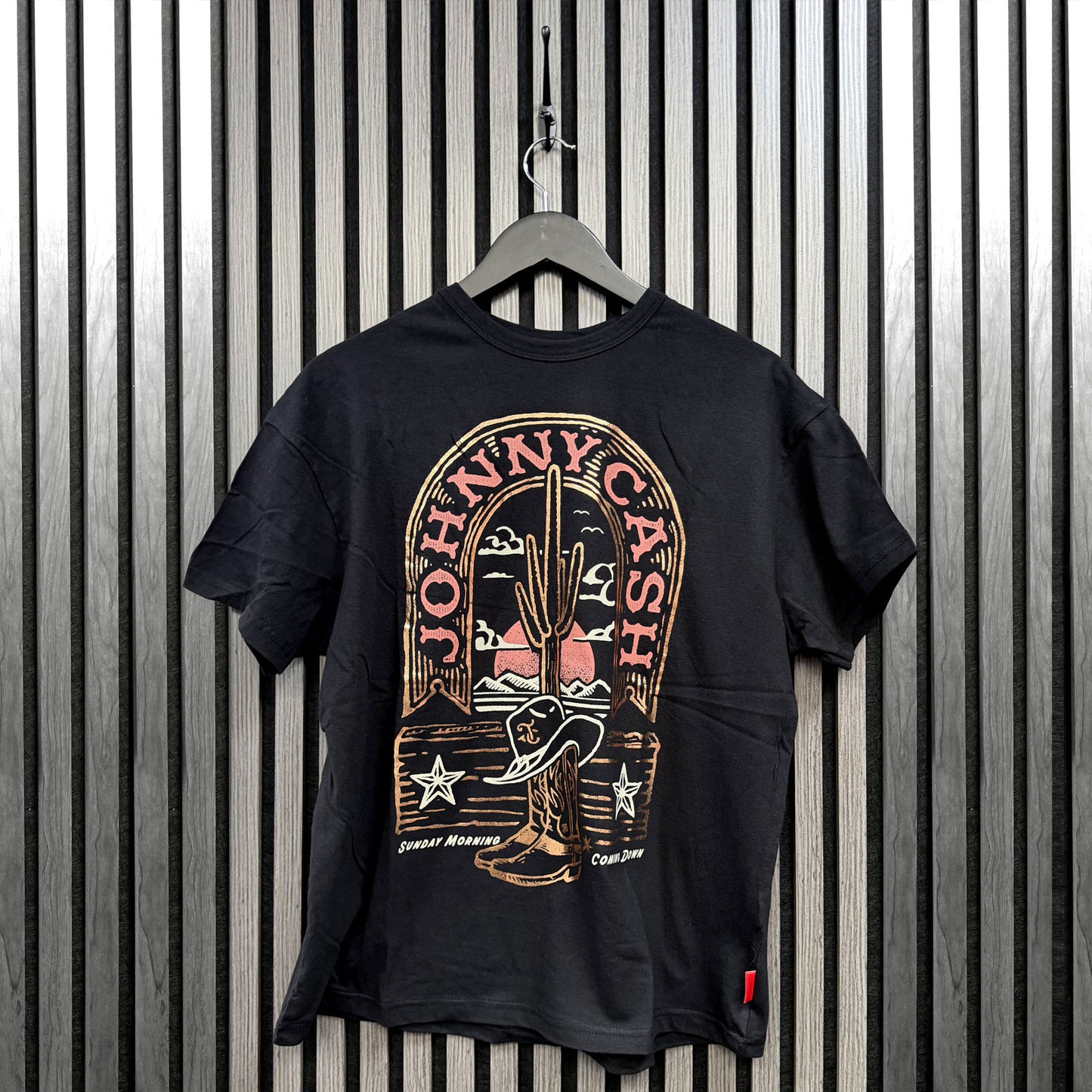 Een foto van een Johnny Cash T-Shirt