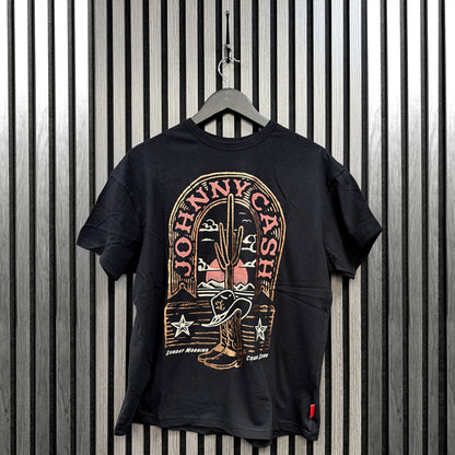 Een foto van een Johnny Cash T-Shirt