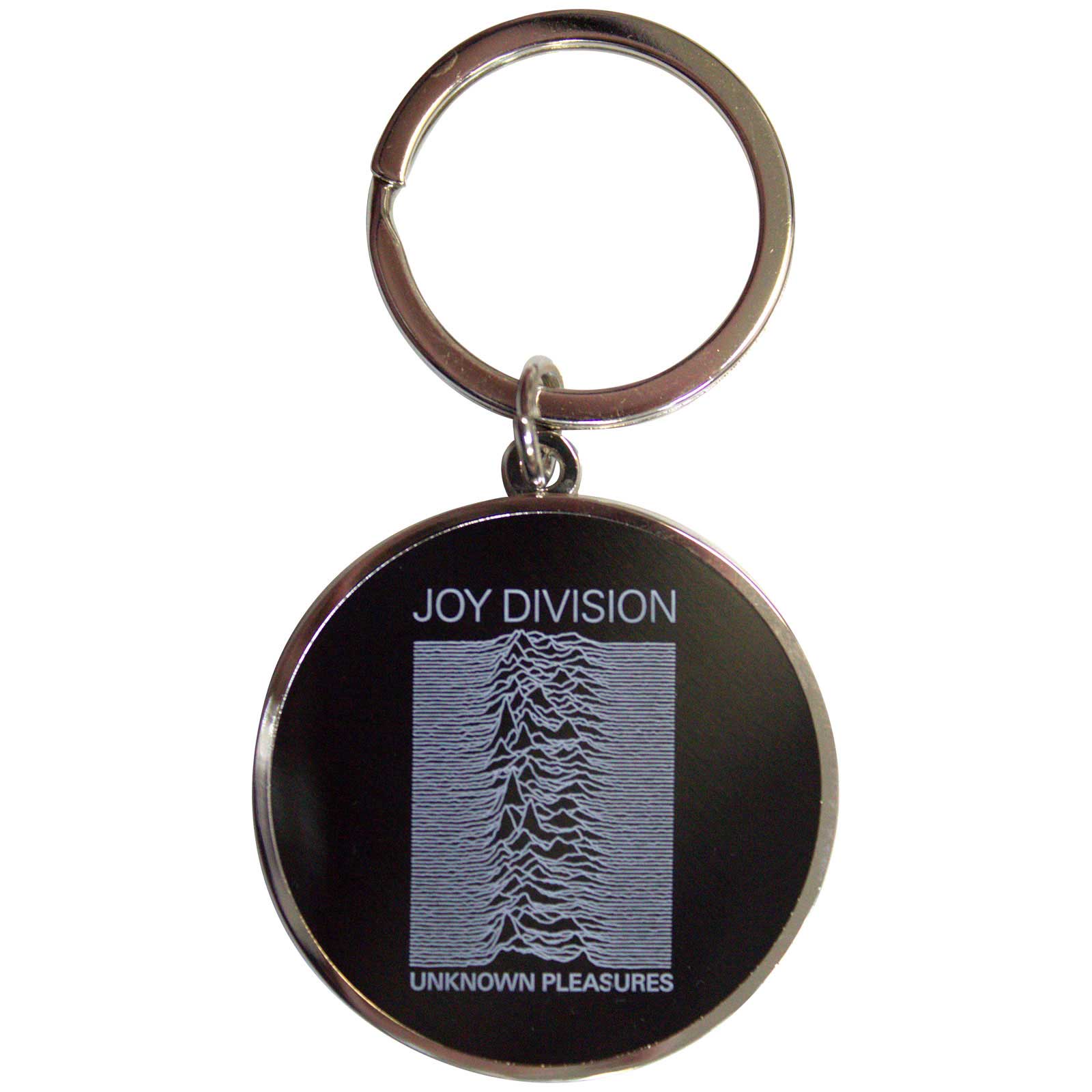 Een foto van een Joy Division Sleutelhanger