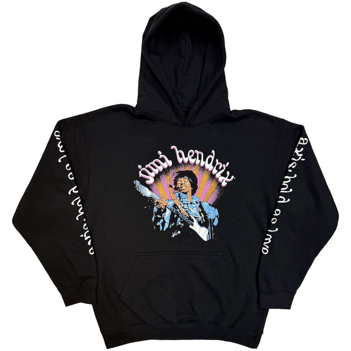 Een foto van een Jimi Hendrix Hoodie