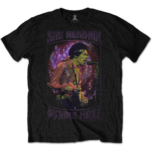 Jimi Hendrix Unisex T-Shirt: Purple Haze Frame T-Shirt