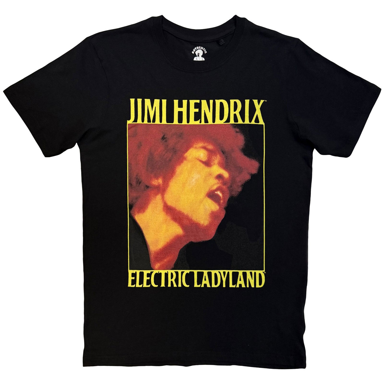 Een foto van een Jimi Hendrix T-Shirt