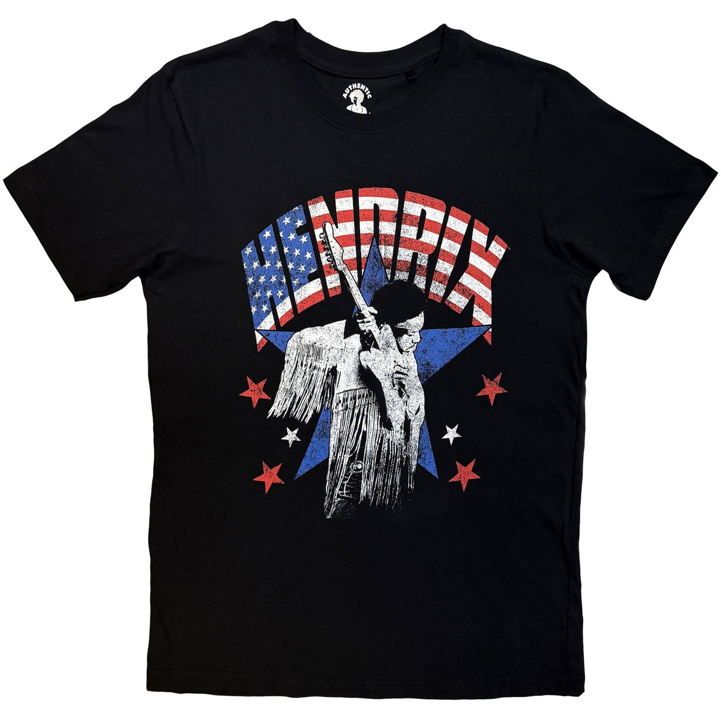 Een foto van een Jimi Hendrix T-Shirt