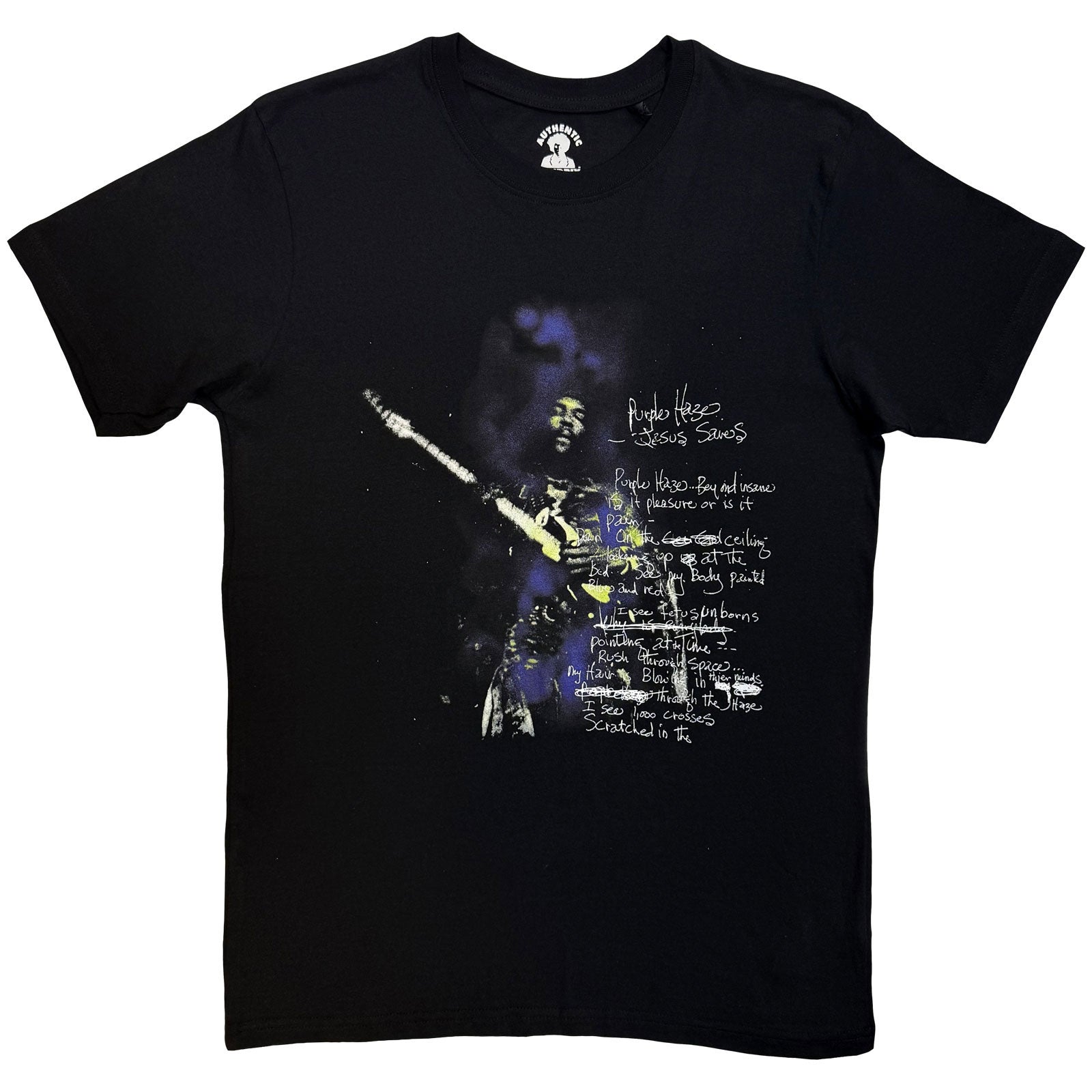 Een foto van een Jimi Hendrix T-Shirt