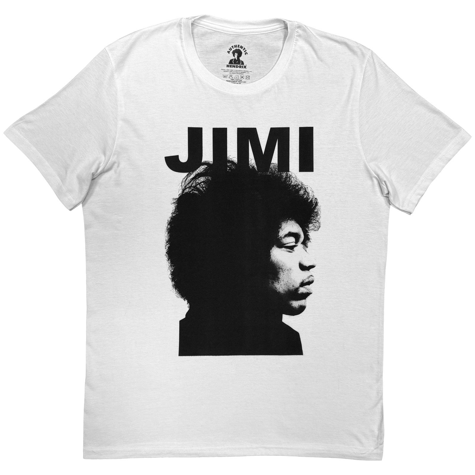 Een foto van een Jimi Hendrix T-Shirt