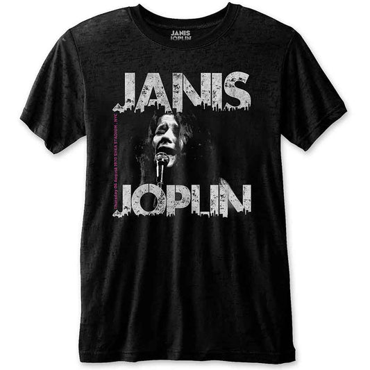 Een foto van een Janis Joplin T-Shirt