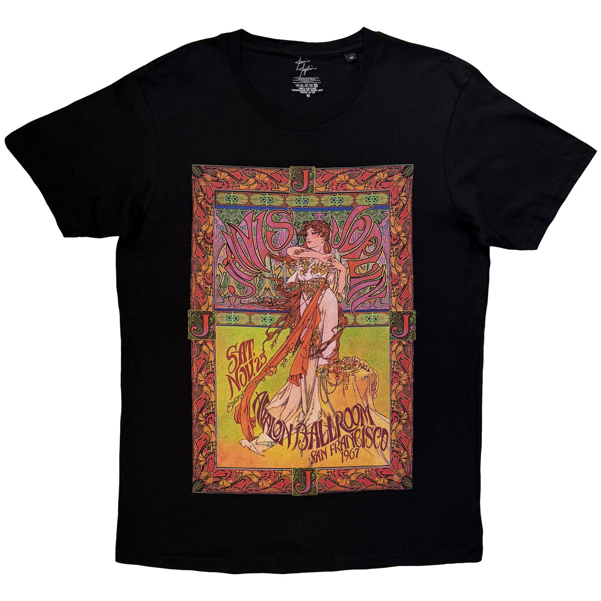 Een foto van een Janis Joplin T-Shirt
