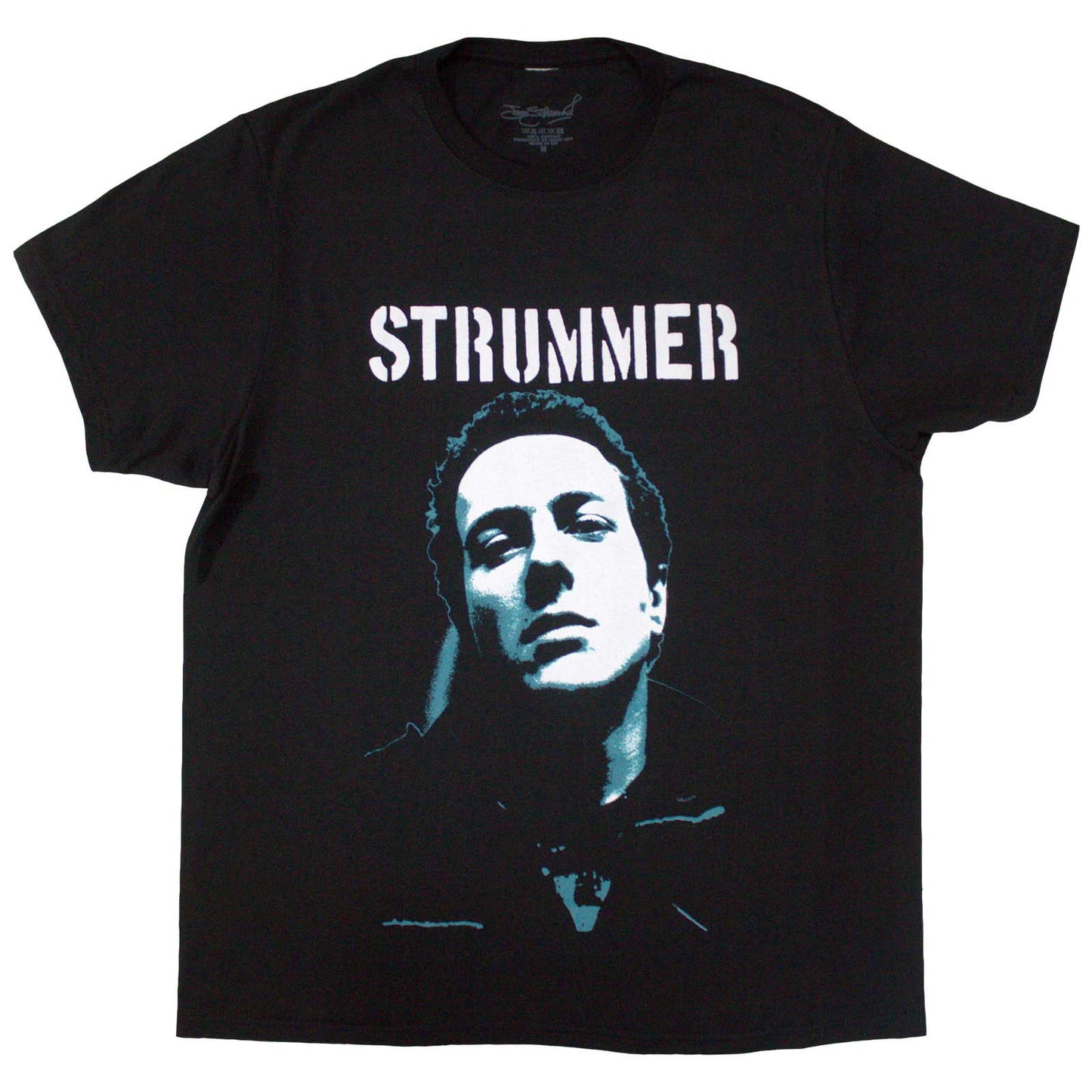 Een foto van een Joe Strummer T-Shirt