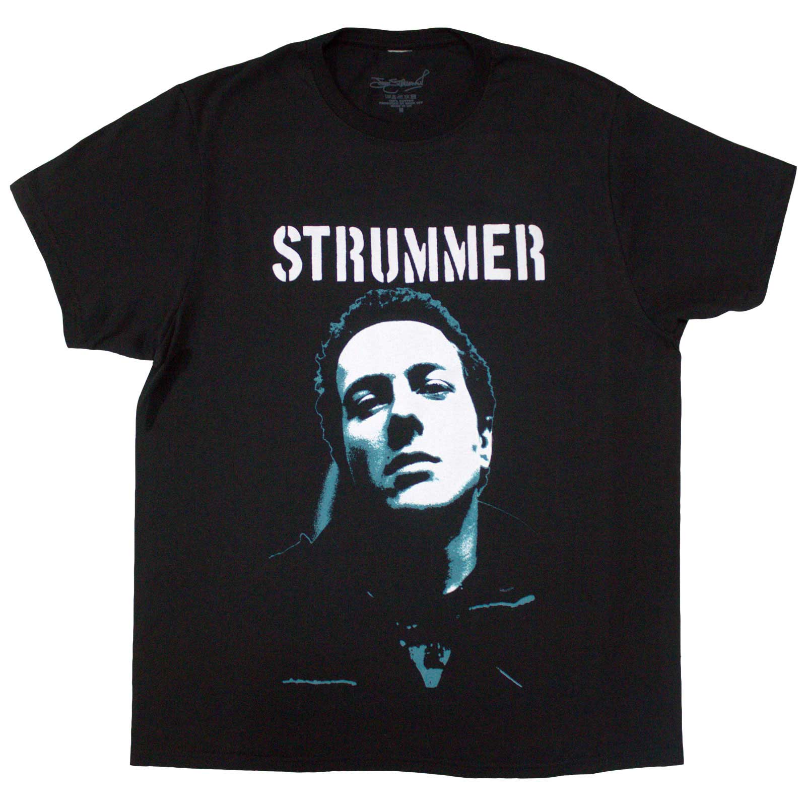 Een foto van een Joe Strummer T-Shirt