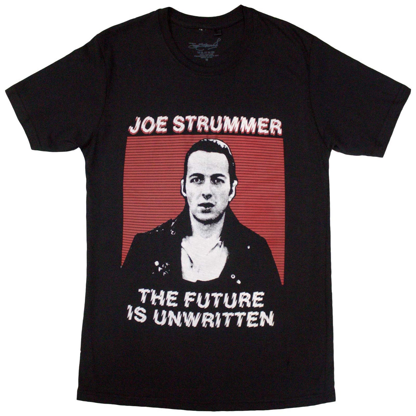 Een foto van een Joe Strummer T-Shirt