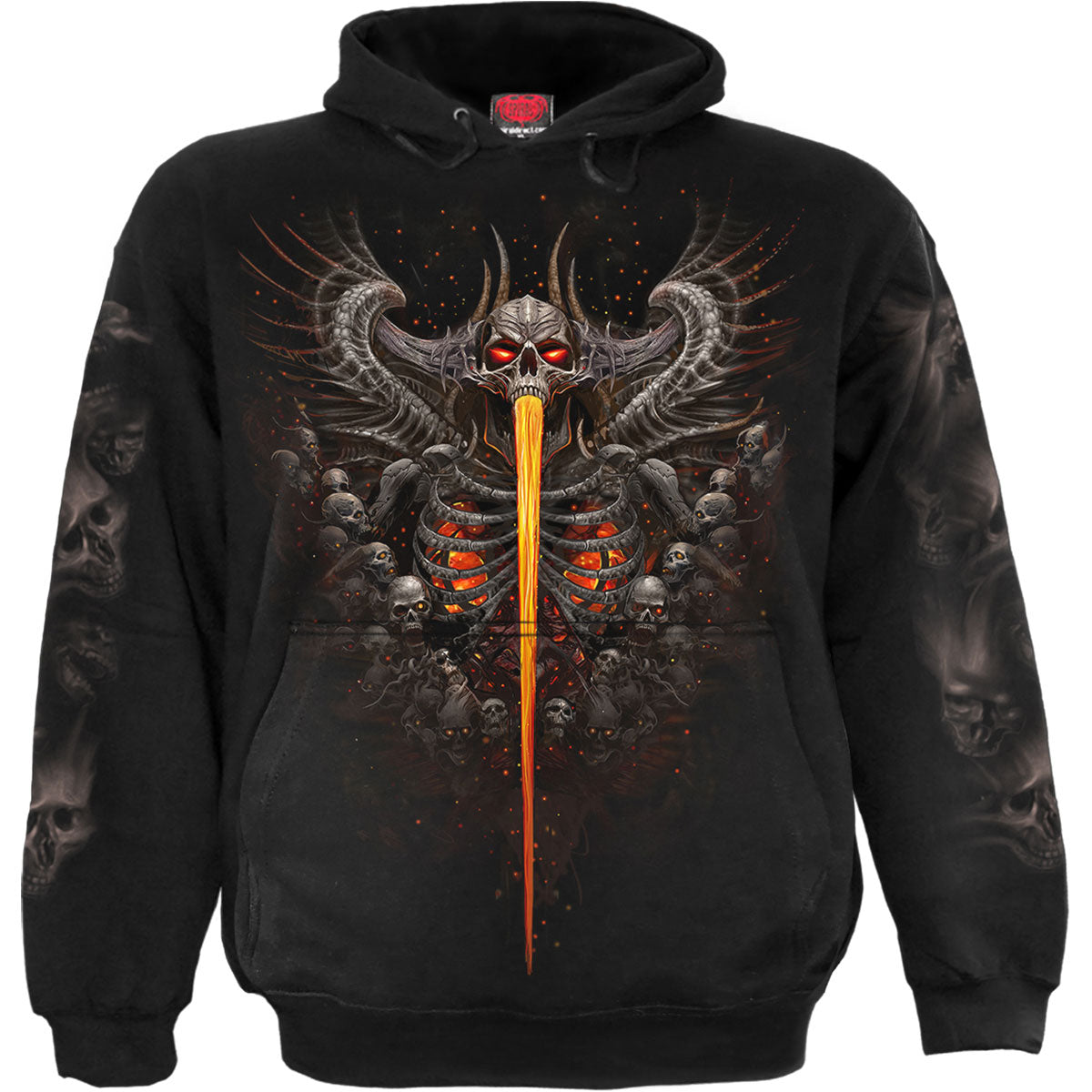 Een foto van een Spiral Hoodie
