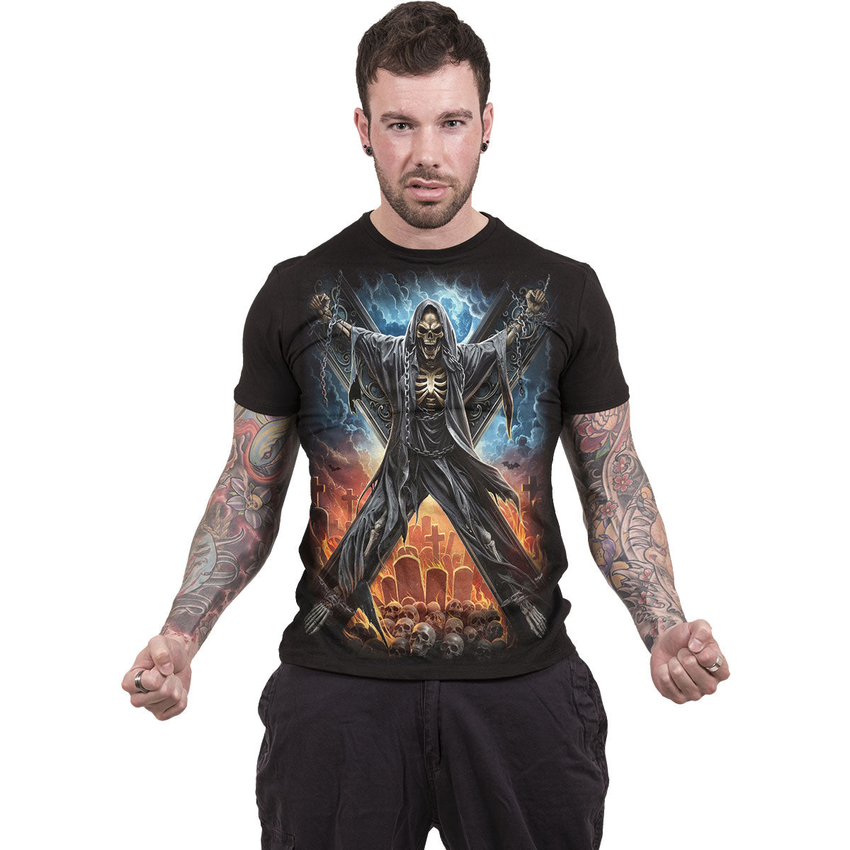 Een foto van een Spiral T-Shirt