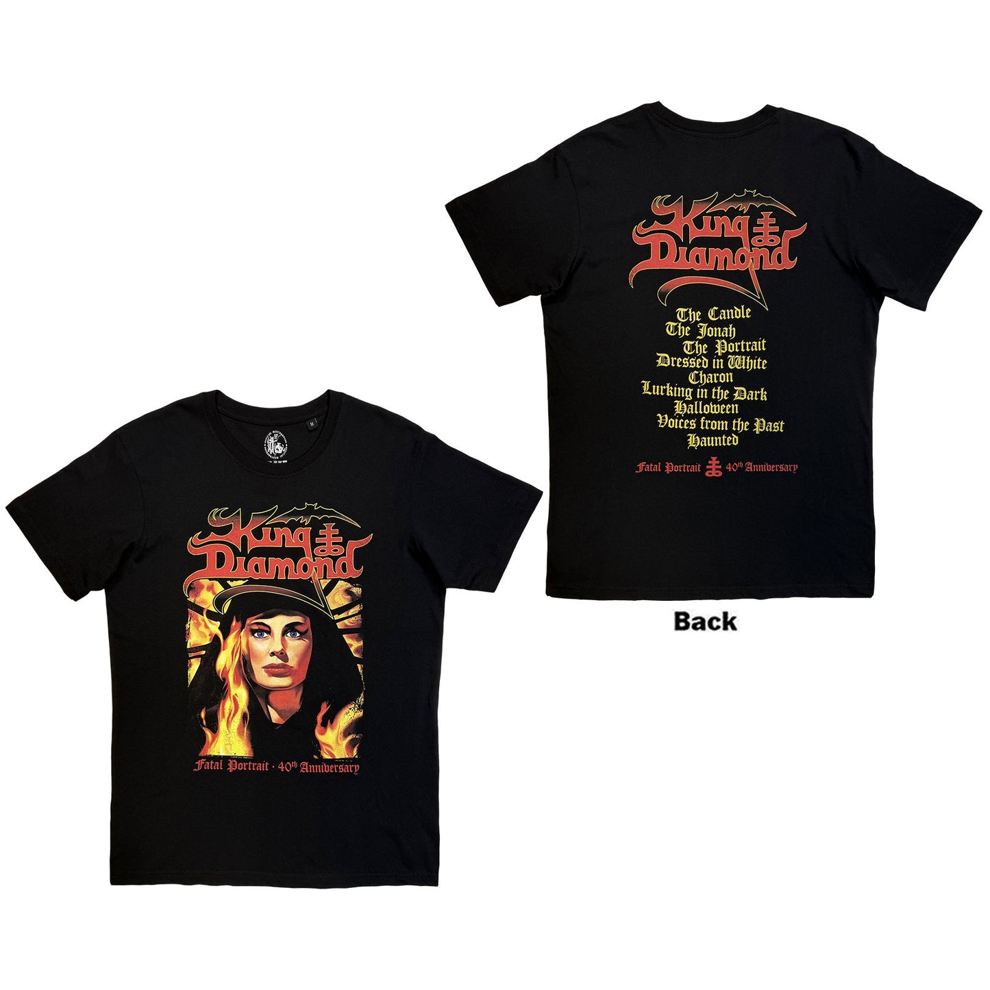 Een foto van een King Diamond T-Shirt