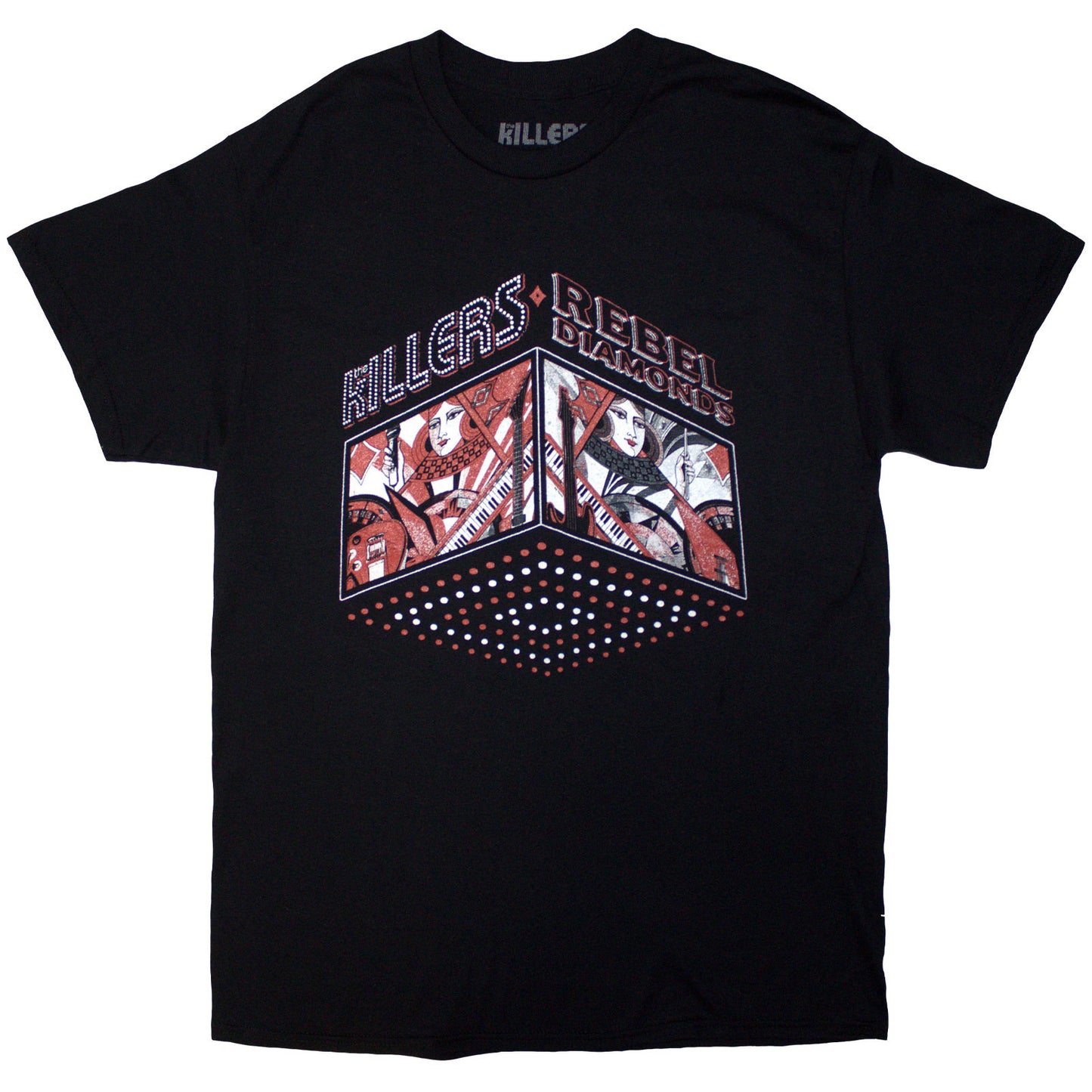 Een foto van een The Killers T-Shirt