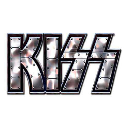 Een foto van een KISS Speld