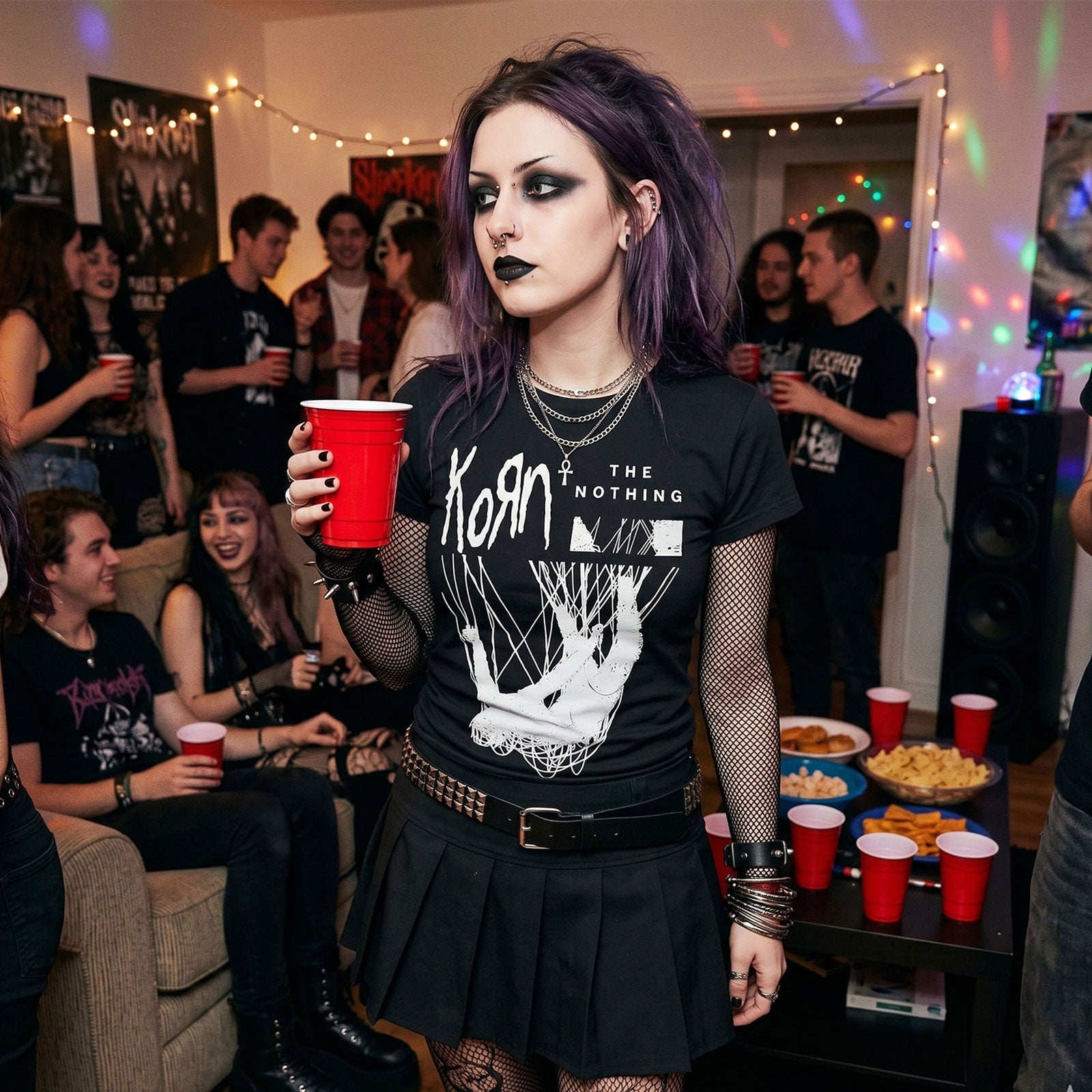 Een foto van een Korn T-Shirt