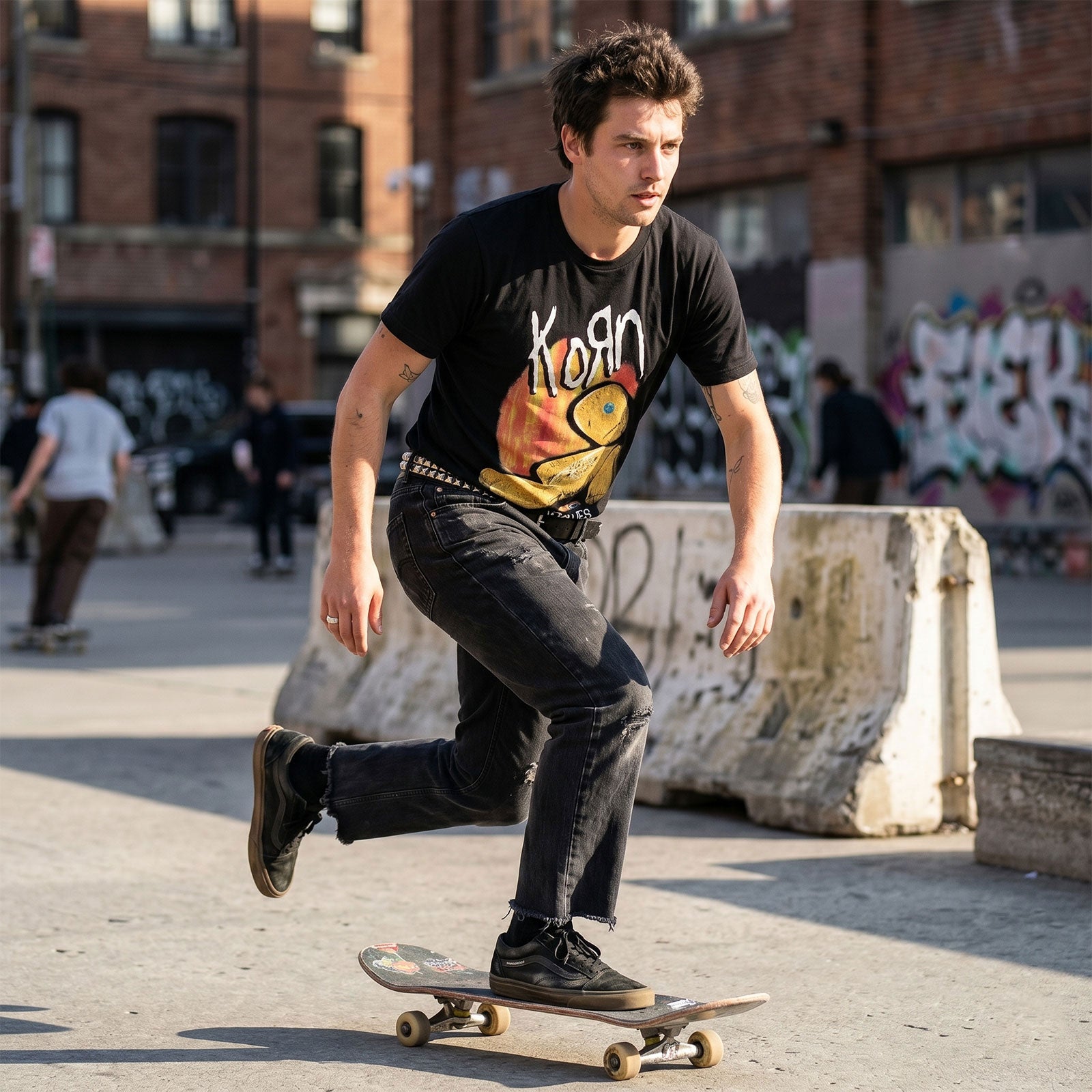 Een foto van een Korn T-Shirt