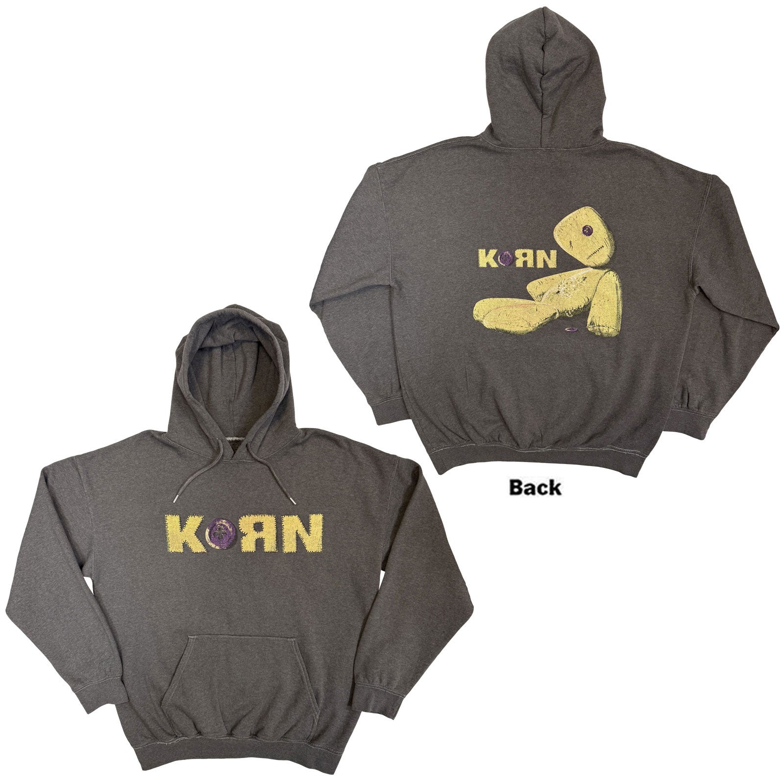 Een foto van een Korn Hoodie