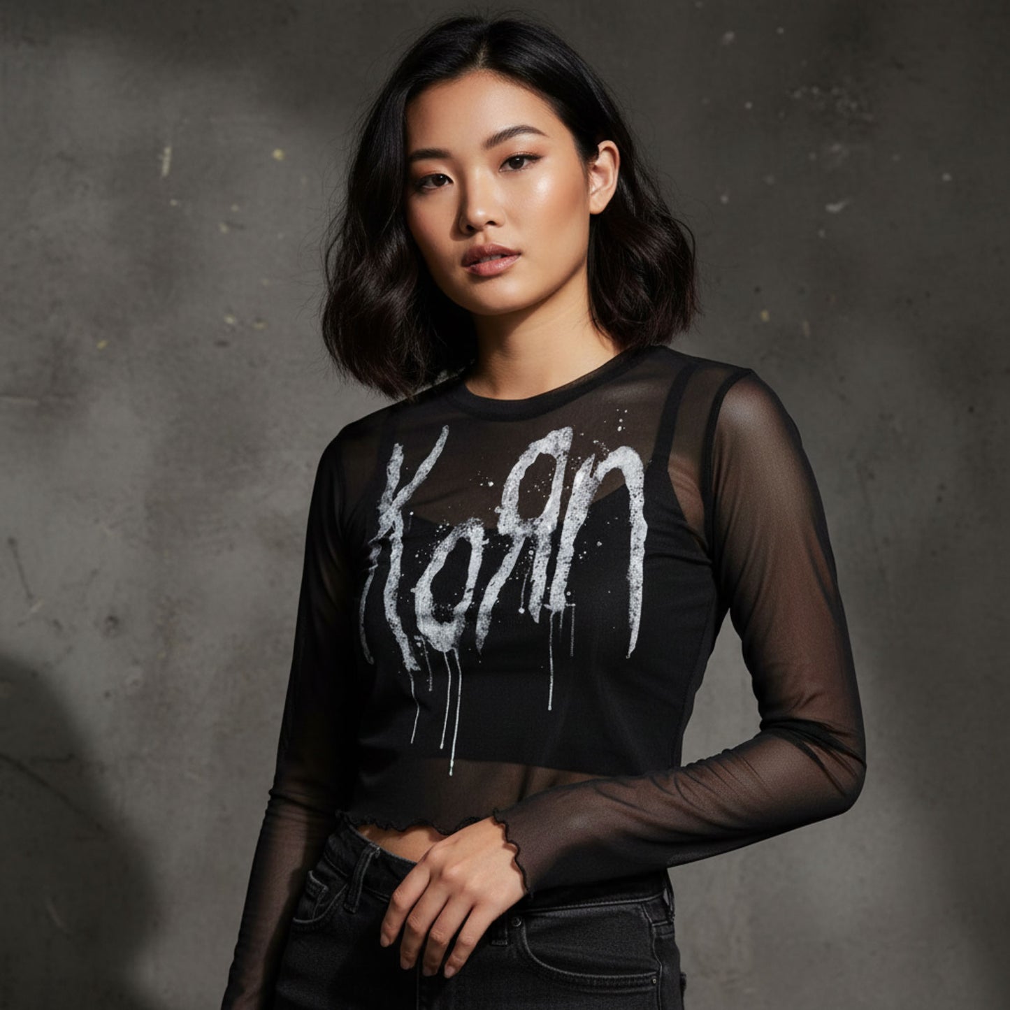 Een foto van een Korn T-Shirt