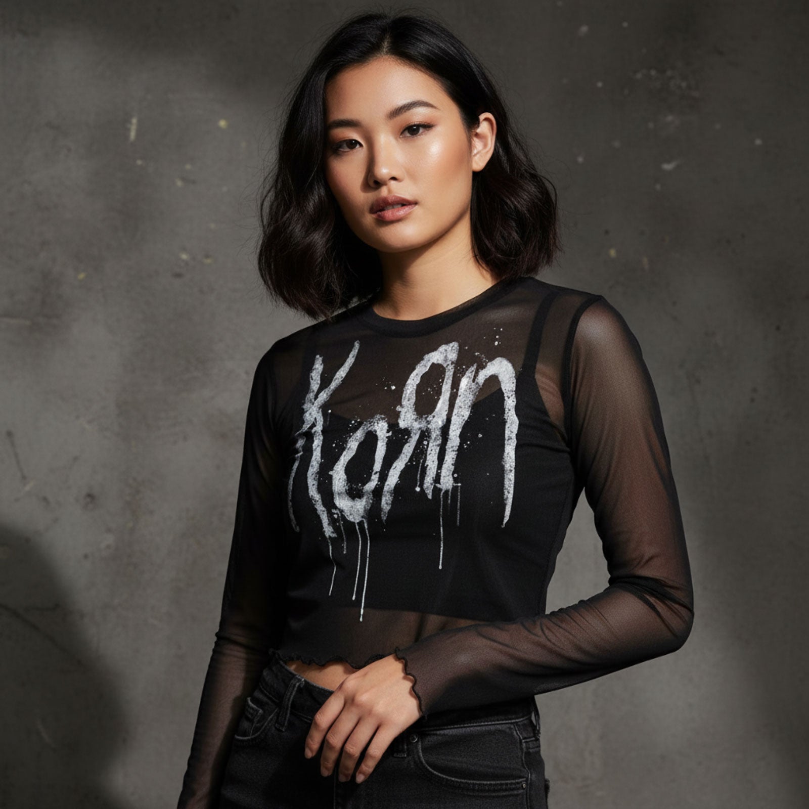 Een foto van een Korn T-Shirt