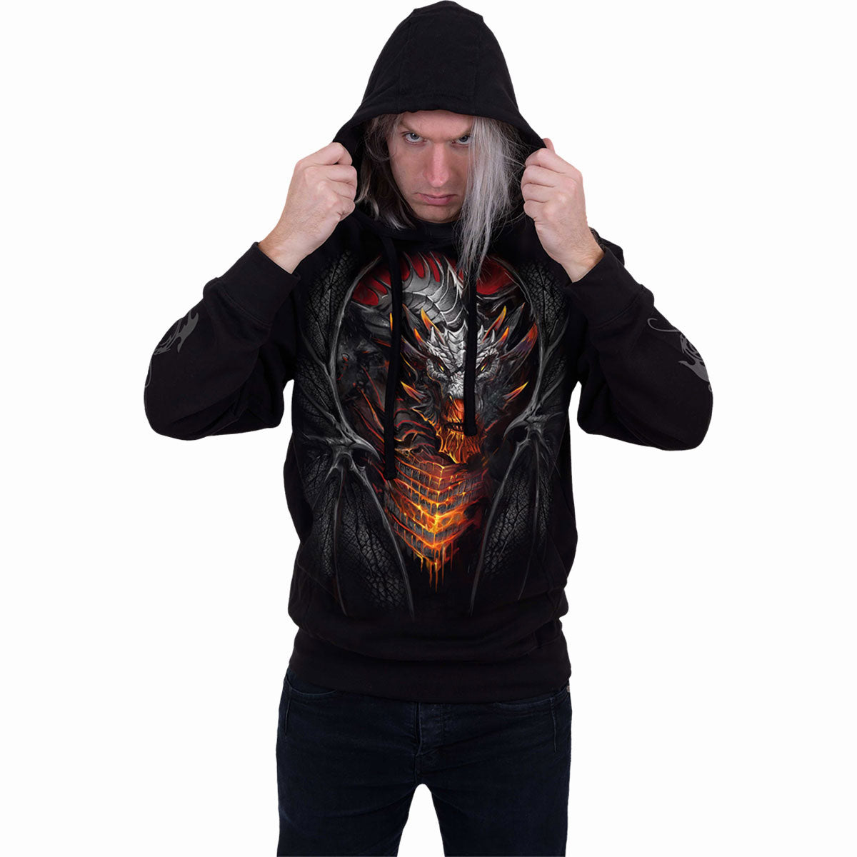 Een foto van een Spiral Hoodie