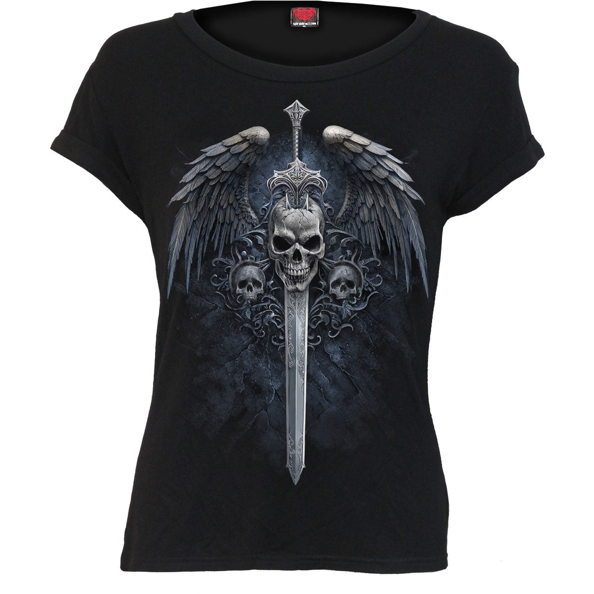 Een foto van een Spiral T-Shirt