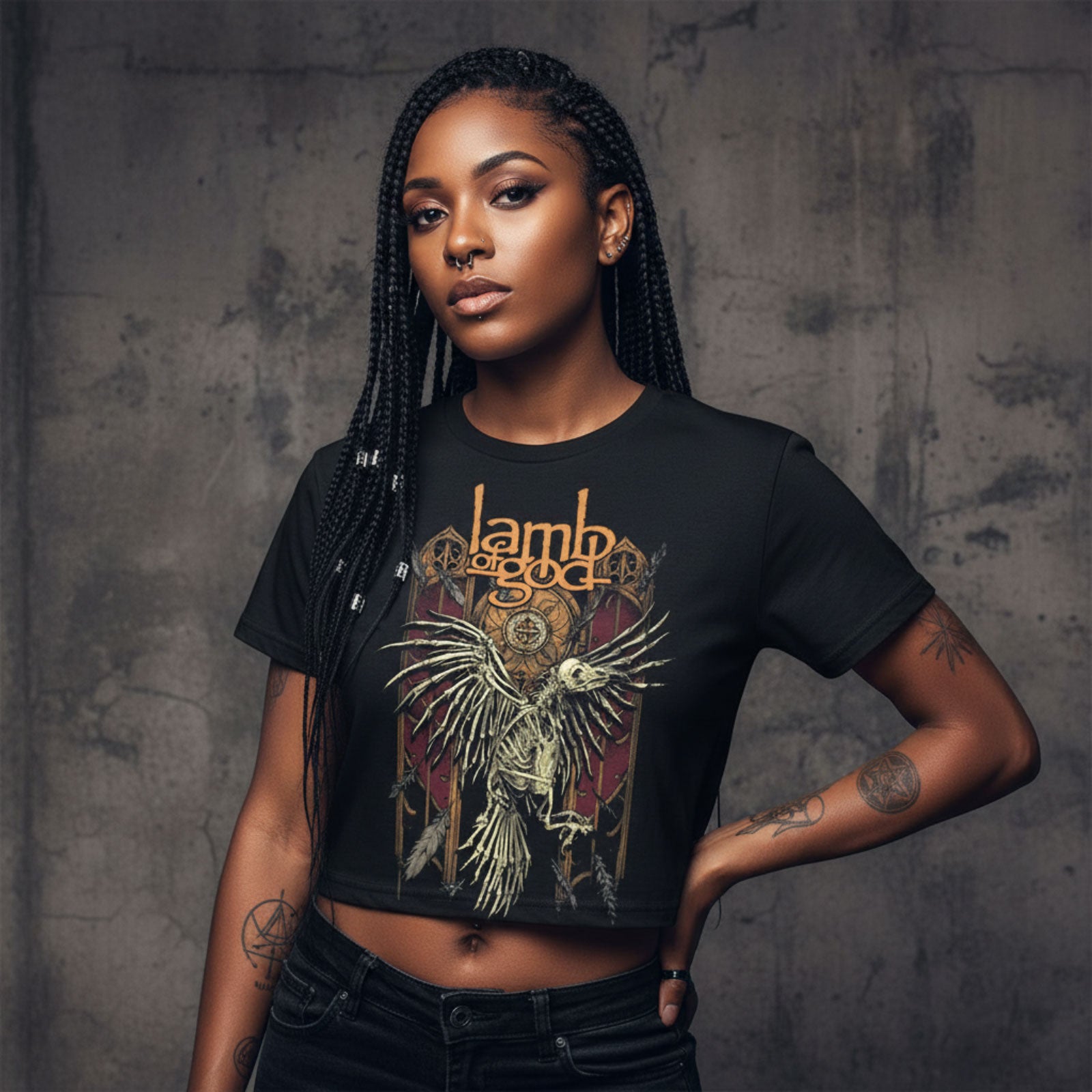 Een foto van een Lamb Of God T-Shirt