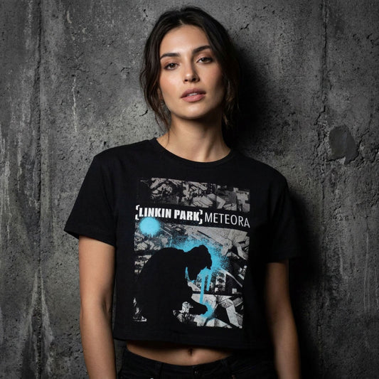 Een foto van een Linkin Park Crop Top