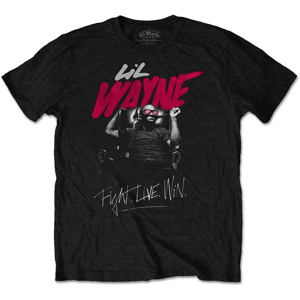 Een foto van een Lil Wayne T-Shirt