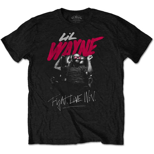 Een foto van een Lil Wayne T-Shirt
