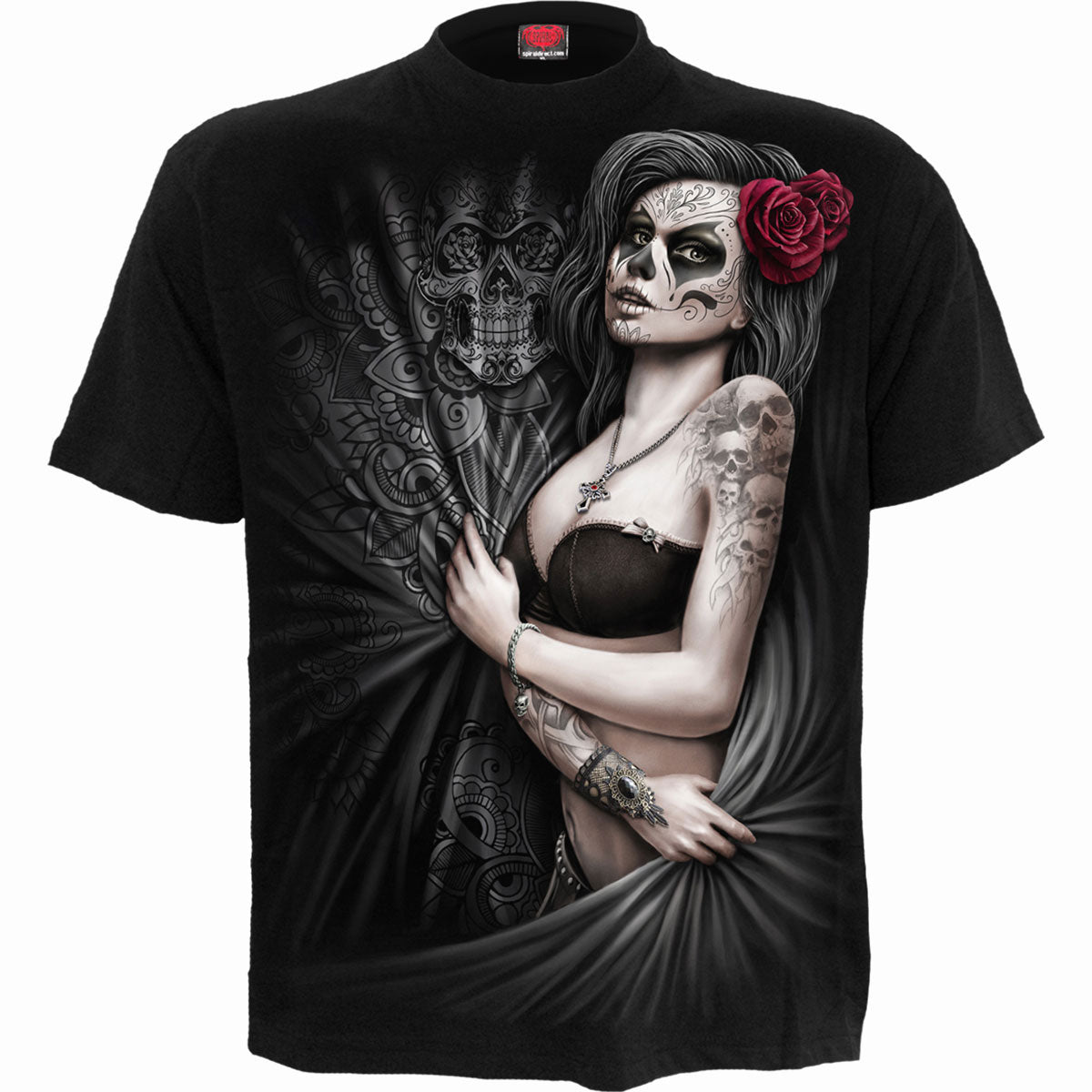 Een foto van een Spiral T-Shirt