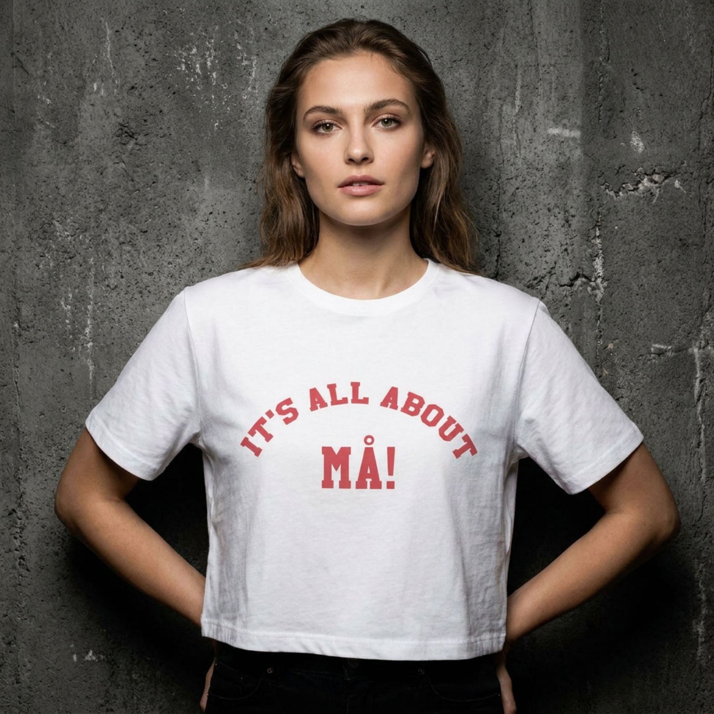 Een foto van een Maneskin Crop Top