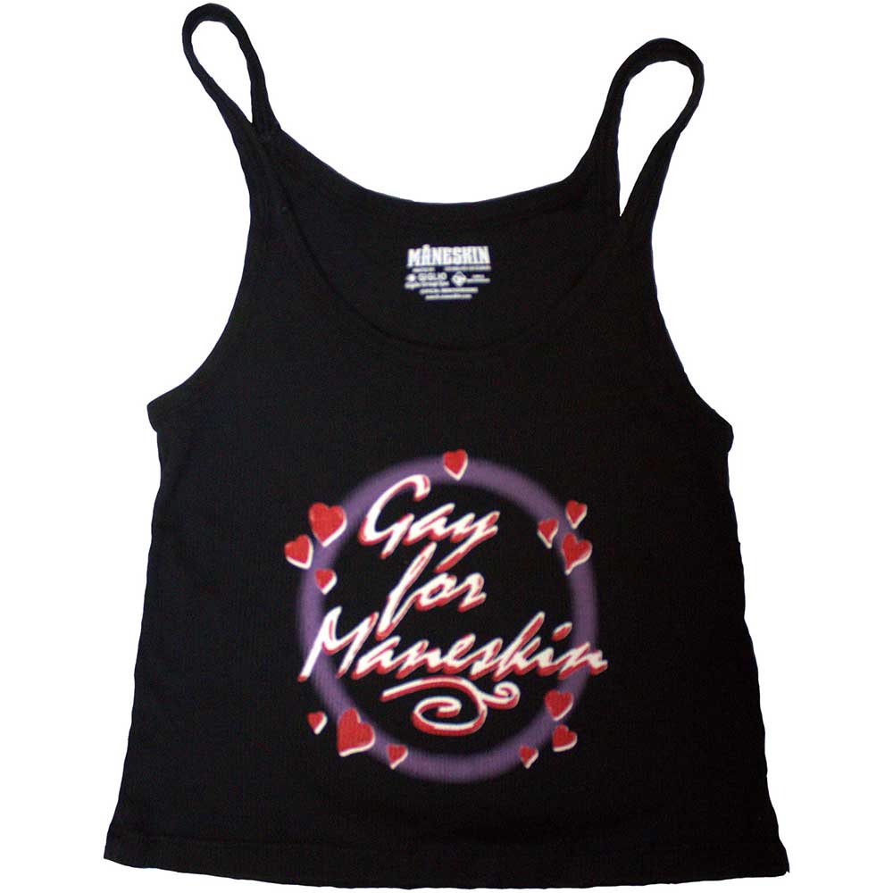 Een foto van een Maneskin Tank T-Shirt