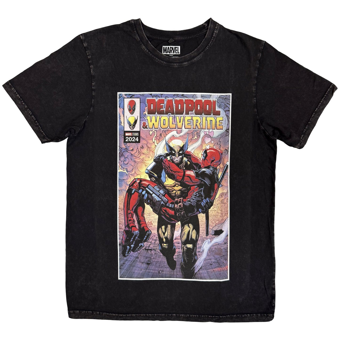 Een foto van een Marvel Comics T-Shirt