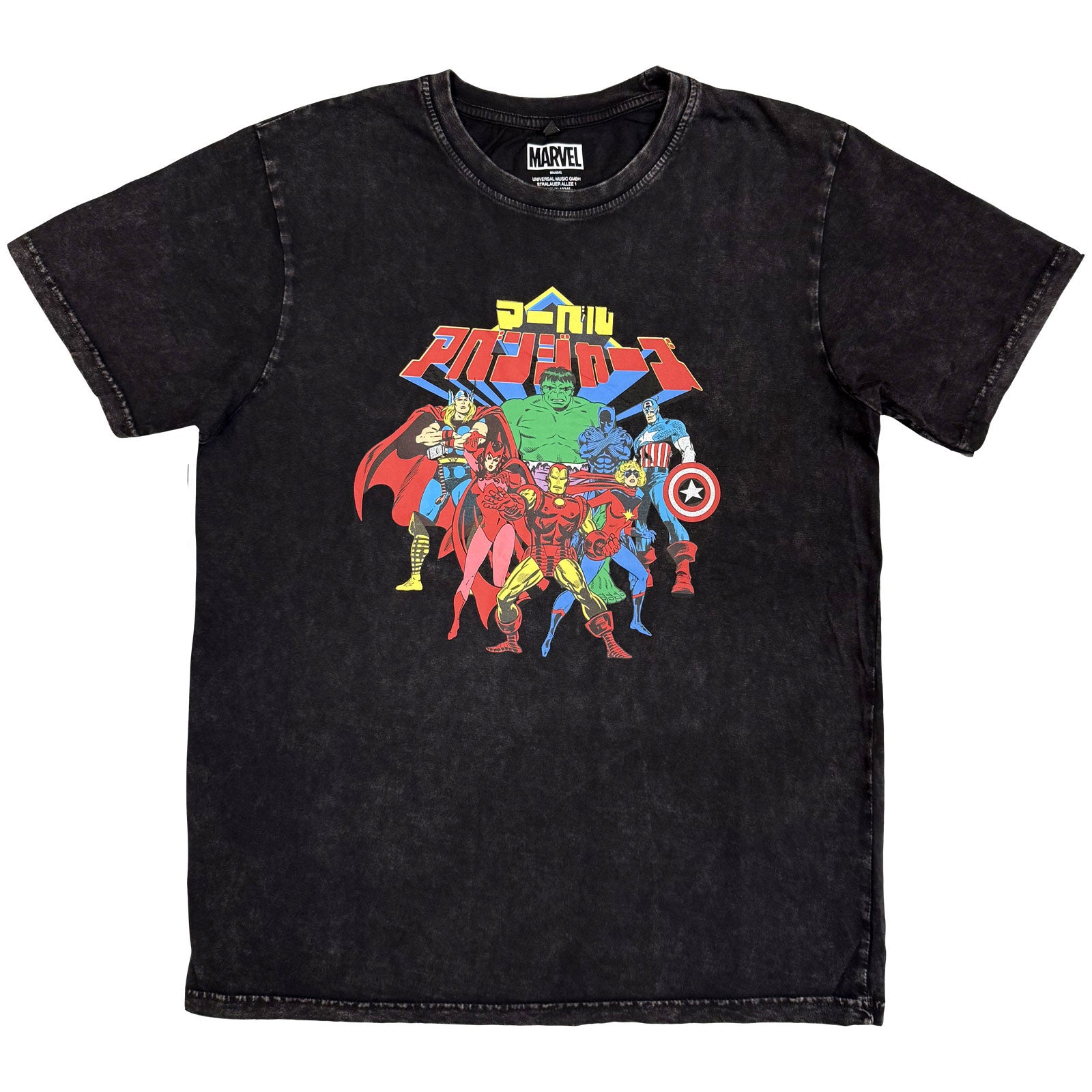Een foto van een Marvel Comics T-Shirt