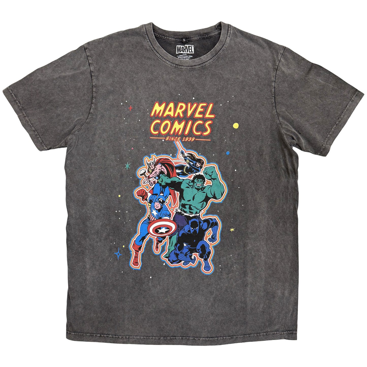 Een foto van een Marvel Comics T-Shirt
