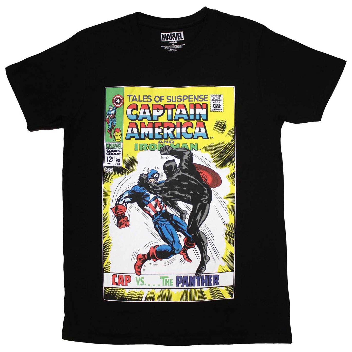 Een foto van een Marvel Comics T-Shirt