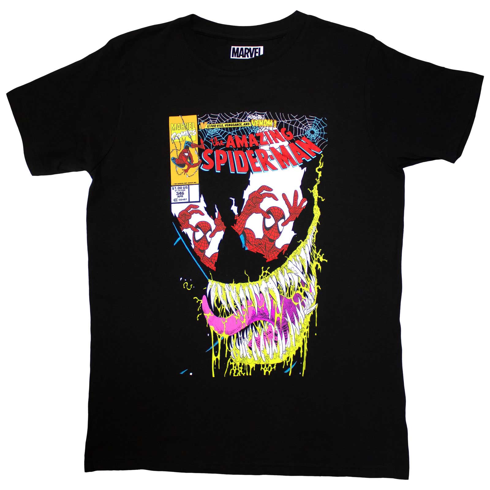 Een foto van een Marvel Comics T-Shirt