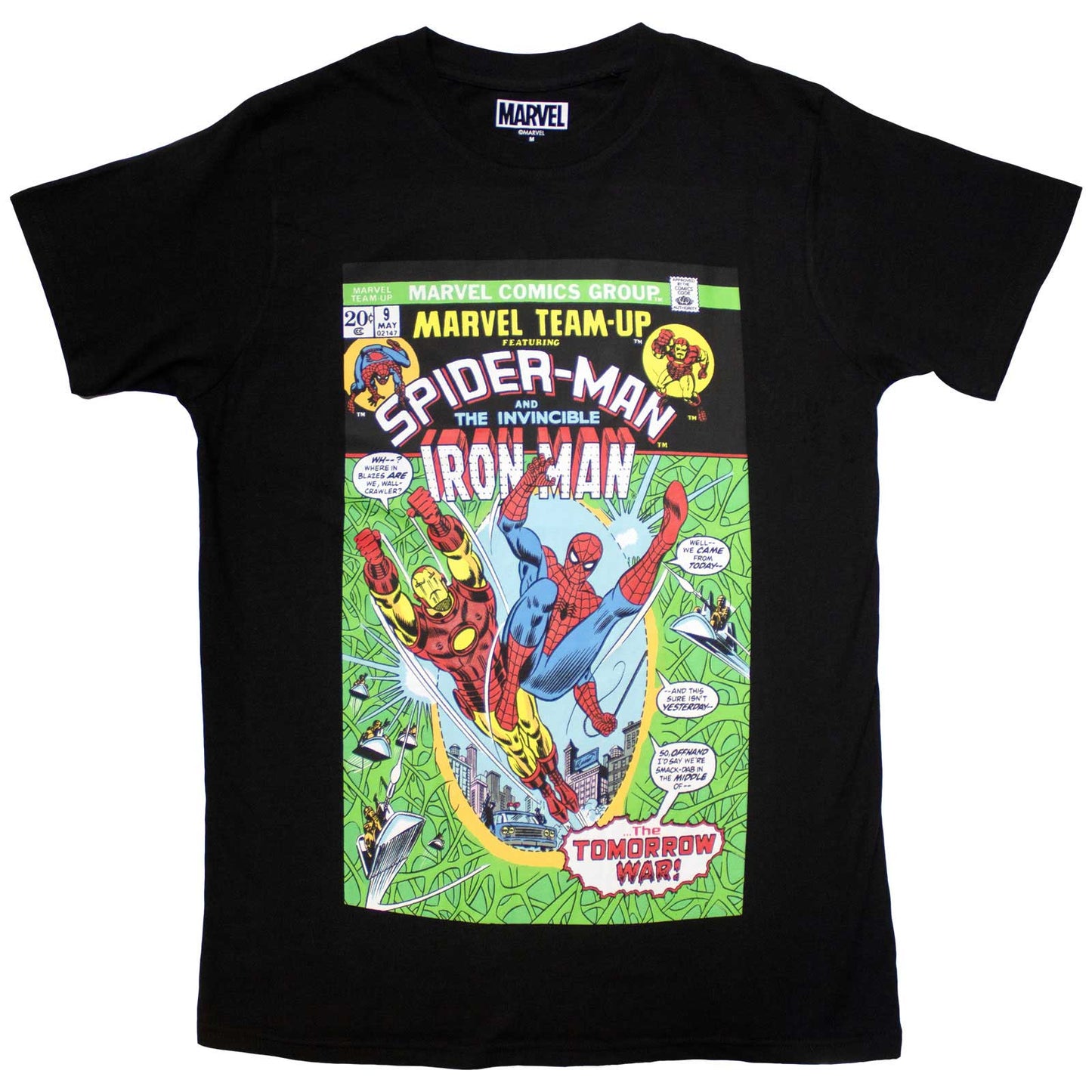 Een foto van een Marvel Comics T-Shirt